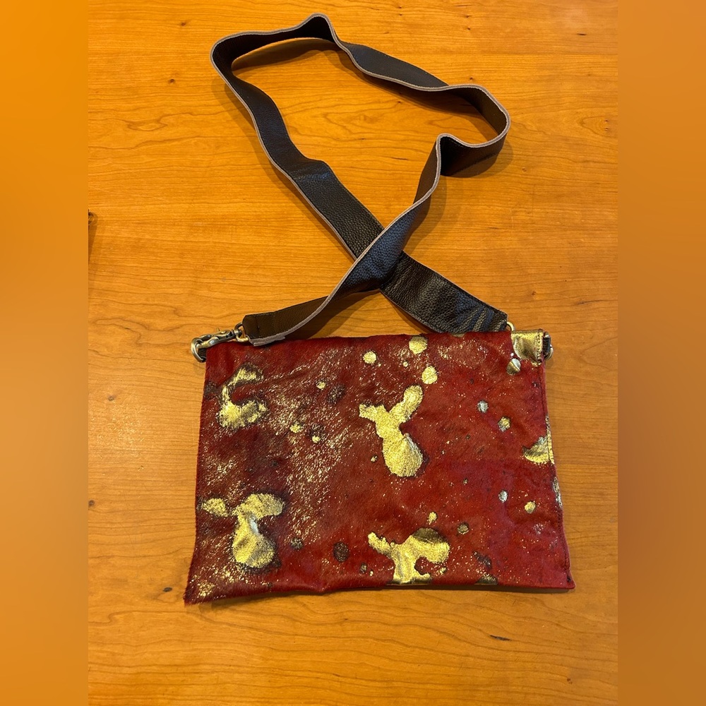 Repurposed authentic LV keep it gypsy bag. Brand new. cross body or clutch